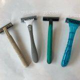 Disposable Razor Twin Blade Stainless Steel Plastic Handle Shaver thumbnail-3