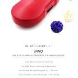 High-quality Unisex Portable Eyeglasses Case; Hard Clamshell Plastic Eyewear Case