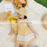 X1646/Fashionale High Quality Fresh Sweet Kids Girls All Match Sun Hat Straw Beach thumbnail-4