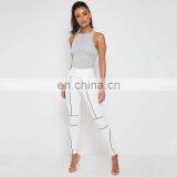LAITE TR2017 Ins Hot Sales Women New Styles Fashion Stripe Sexy Pants Ladies Reflection Bodycon Trousers Women Clothing thumbnail-1