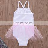 Girls Kids Beach Wear Wholesale Toddler Bathing Suit EASTER DAY BUNNY Embroidery Swimming thumbnail-6