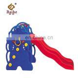 2020 Elephant Kid Indoor Plastic Slide With Swing thumbnail-1