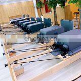 Белая кленовая дрельина. Экипировка для пилатеса Elina Reformer. Цена. Домашняя реформерная кровать для пилатеса. Машина для пилатеса SRP01 thumbnail-2