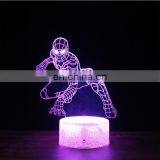 3d Illusion Lamp for Kids 7 Colors With Remote-Led ,Table Lamp,kids Dinosaur Lamp thumbnail-2