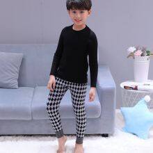 Children's Spring and Autumn Leggings Computer Jacquard Warm Leggings For Kids