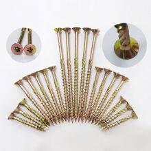 Chipboard Screw Double CSK Head Hex Knurling Cutting Galvanized Screw thumbnail-4