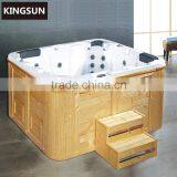 Walk In Spa Bathtub Whirlpool Free Standing Outdoor Hot Bath Tub thumbnail-1