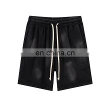 Summer Wholesale nylon plus size men's solid color running shorts 2021