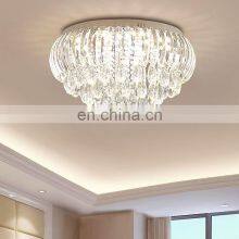 High Quality Modern Style Indoor Living Room Blue Crystal Ceiling Pendant Lighting thumbnail-5