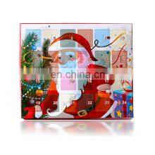 Custom Design Christmas Countdown Advent Calendar Favor Gifts Box for Hair Accessories Jewelry Earring thumbnail-3