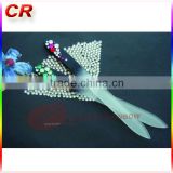 Crystal Glass Nail File /Glass Nail File With Colorful Crystals