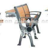 Durable Aluminum Leg College Student Clasroom Desk and Chair TC-905A-L thumbnail-1