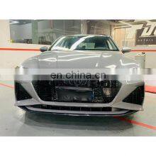 100% Fit Complete Car Accessories for Audi A7 C8 2019 2020 Upgrade to Rs7 Model With Front Bumper Assembly Grille Front Lip thumbnail-3