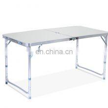 cheap price high quality aluminium plastic dining folding tables and chair portable picnic camping 72inch folding table