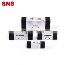 China SNS 4A Series Pneumatic Control Element Body Aluminum Alloy No Need Lubrication Air Solenoid Valve