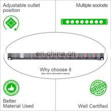 Power Distribution Unit Socket With Double Pole Switch and Multi Angled Bracket thumbnail-5