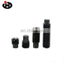 Hot Sale Black Alloy Steel Headless Set Screws Slotted Set Screws With Long Dog Point thumbnail-3