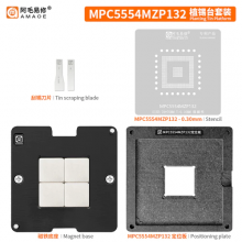 AMAOE BGA Reballing Stencil For MPC562MZP56 MPC555LF8MZP40