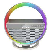 Wireless Charging Desk Lamp Home Life Atmosphere Light High Capacity Battery Brightness Adjustment Wireless Bluetooth Speaker thumbnail-2