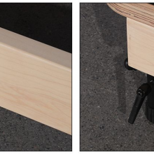 Máquina de Pilates de Madera Reformer de Arce de Altura Ajustable thumbnail-5