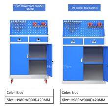 China Factory Wholesales Adjustable Tool Cart With Pegboard | Ideal for Organizing Tools in Workspaces-OEM Support