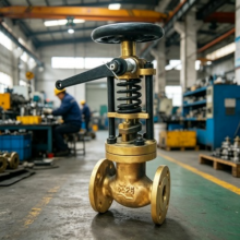 JIS F7399 Marine Bronze Pneumatic Quick Closing Valve 5K/10K for Shipbuilding thumbnail-5