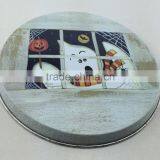 Pretty Hot Selling Round Metal Tin Tray thumbnail-2