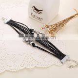 2015 Hot Popular Multilayer Handmade Leather Bracelet for Men thumbnail-2