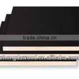 Black Film Poplar Core 1220x2440 Melmaine Glue 17mm Film Faced Shuttering Plywood. thumbnail-1