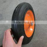 14" Solid Rubber Wheel for Wheelbarrow thumbnail-1