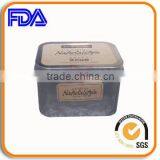 Tinplate Material Plain Metal Box