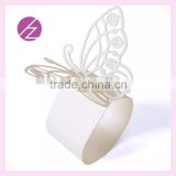 Laser cut paper butterflies napkin ring made in china MJ-16 Haoze Brand