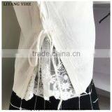 Short Sleeve Women Lace Custom T-shirt thumbnail-3