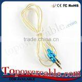 Gold Plated 3.5Mm Stereo Aux Cable Stereo Auxiliary Audio Cable Auxiliary Cable Headphone Jack thumbnail-3