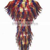 Modern Orange Glass Pendant Lamp, Hand Blown Glass Pendant Light for Chandelier RT8021-3 thumbnail-2