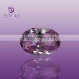 Synthetic Oval Crystal Quartz Loose Gemstones Amethyst