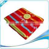 Top quality coral fleece terry cloth blanket