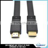 Xinya hot selling low price flat HDMI 1.4 version cable,Support 720P,1080P,2160P,4K,3D
