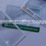 plastic business cards credit card size magnifier