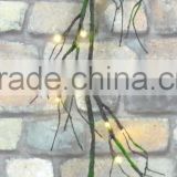 led battery garland light with moss