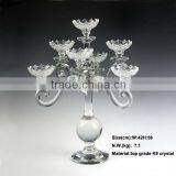 7arms Glass Candelabra for Event Decoration