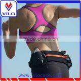 Factory Wholesales Running Belt Fitness Cell Case Workout Belt Riding Elastic Waist Sports Bag With Water Bottle Holders thumbnail-1