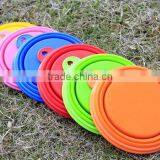 A-bomb New Food Grade Eco-friendly Food Grade Folding Colorful Silicone Pet Dog Bowl For Travel thumbnail-4