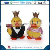 Yellow Rubber Duck Toy,Polyresin Yellow Duck Decoration,Minion Yellow Duck Ornament thumbnail-2