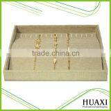 Wholesale Factory Price Wood Jewelry Dispay Trays for Bracelets and Necklaces thumbnail-1