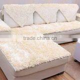 Chenille Material Chair Cover , Sofa Cover- Wine Red Color thumbnail-4