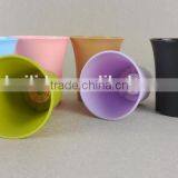Hot Sale Plastic Flower Pot With Different Color for Family and Office thumbnail-1