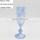 Alabaster Champagne Flute Glass for Home Deco and Holidays thumbnail-5