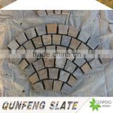 cut-to-size stone form and split surface finishing natural edge rusty culture stone rubber floor tiles slate