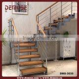 Indoor Metal Oak Treads Stairs thumbnail-1